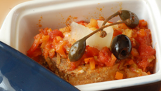 Espadon à la sicilienne en cocotte