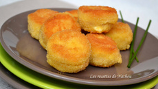 Minis Babybel panés au salami