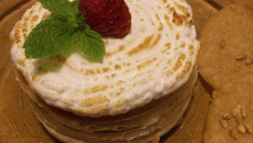 Mille-feuille de crêpes au mascarpone de kéfir