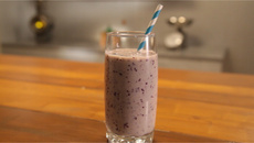 Smoothie à la myrtille