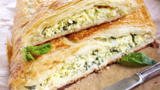 Feuilletés chèvre et épinards