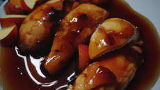 Chapon aux pommes et miel