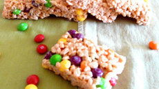 Skittles® Rice Krispies® Squares