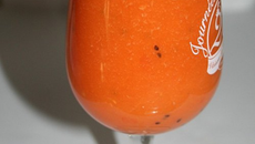 Smoothie de carotte et d'orange