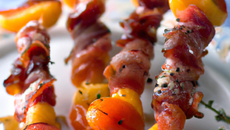 Brochettes de Magret de canard et Gambas à l'abricot