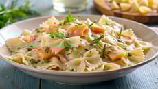 Pâtes au saumon fumé