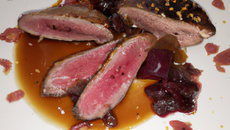 Magret de canard fumé