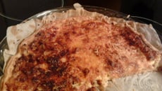 Tarte aux oignons et lardons