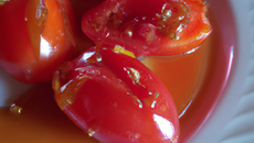 Tomates caramélisées