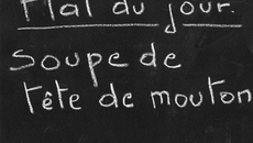 Soupe de tête de mouton