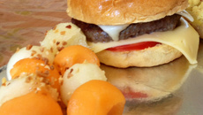 Cheeseburger au Roquefort