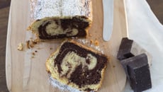 Marbré fort en chocolat