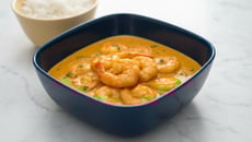 Crevettes au curry et coco