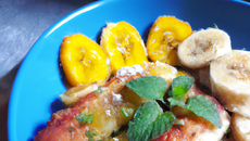 Escalope à la banane