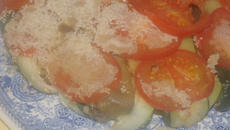 Charlotte de riz aux courgettes