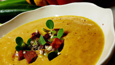 Velouté de potimaron à la créole