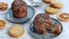 Mini-gâteaux sans cuisson aux biscuits orange et pavot