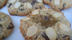 Cookies au lemon curd et aux amandes
