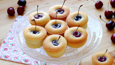 Mini-moelleux à la cerise