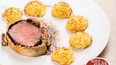 Roti de bœuf en croûte de pâte d’olive