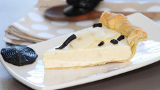 Tarte aux poires et à la réglisse