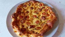 Clafoutis de tomates cerises facile