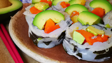 Makis végétariens á l'avocat