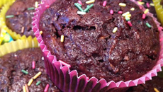 Muffins courgettes et chocolat