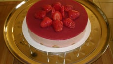 Bavarois à la fraise rapide