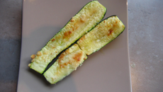 Courgettes au parmesan