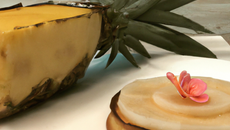 Tarte vergeoise et ananas