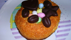 Petits nids à la noix de coco