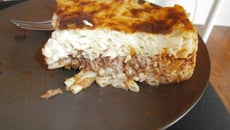 Pastitsio (gratin de pâtes grec à la viande hachée)