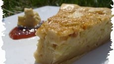 Clafoutarte à la rhubarbe !