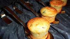 Financiers salés au roquefort Papillon et saumon