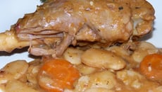 Souris d'agneau aux haricots tarbais