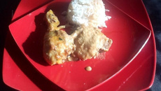 Poulet coco cacahuètes