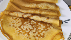Crêpes soufflées au pralin