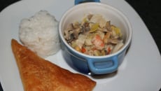 Cassolettes de fruits de mer aux petits légumes