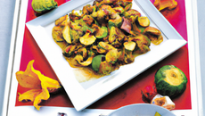 Courgettes aux girolles