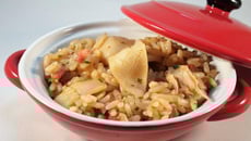 Risotto aux calamars et chorizo