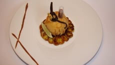 Sphère gourmande de la Chandeleur.....Caramel, Fressinette, chocolat et citron vert