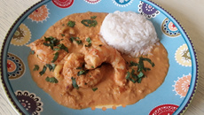 Gambas sauce makhani au thermomix