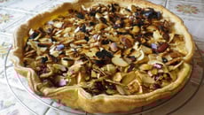 Tarte aux pommes croustillantes aux amandes