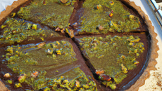 Tarte choco-pistaches