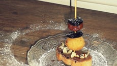 Montaditos de cromesquis, sur un air de pastilla marocaine