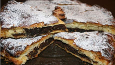 Galette des rois au chocolat et amandes
