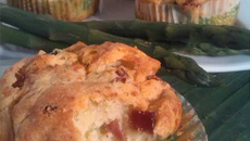 Muffins aux asperges vertes