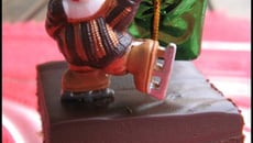 Bouchées framboises ganache noire