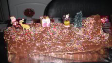 Bûche au chocolat facile